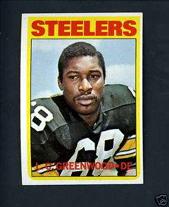 1972 Topps # 101 Rookie L.C. Greenwood Steelers  