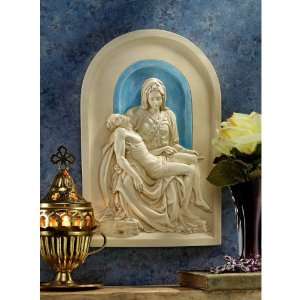   Lunette Religious Wall Sculpture Statue Inspired By