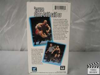 WWF   cause Stone Cold said so VHS Steve Austin 651191021031  