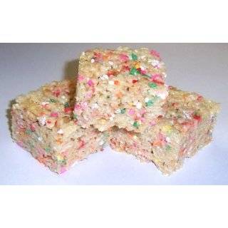 Scotts Cakes Rice Krispies Treats with Rainbow Jimmies in a 1 Pound 
