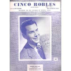  Sheet Music Cinco Robles Russell Arms 199 