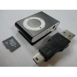  4GB Micro SD card included Metal Clip  Player Black 