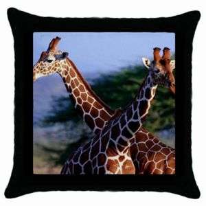 New Giraffe Couple Animal Collection Throw Pillow Case  