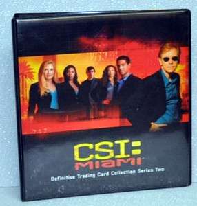 CSI Miami Trading Card Binder Season Two 2  