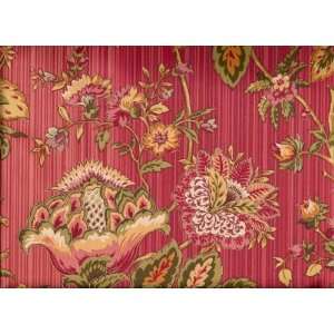  Red Penang Double Scallop Valance