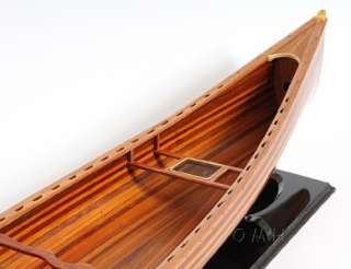 Hugh Handcrafted Wooden Canadian Canoe Boat Model 44  