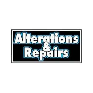  Alterations Repairs Backlit Sign 15 x 30