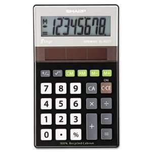 Sharp EL R277BBK Recycled Series Handheld Calculator 