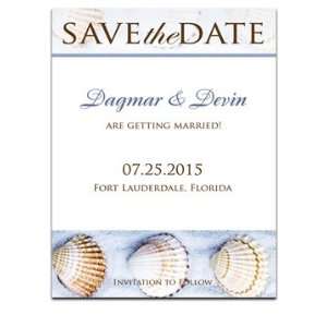    150 Save the Date Cards   Three Shells Shine