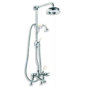 Lefroy Brooks CH1701NK Connaught Bath Shower Mixer W/Riser Kit, Hand