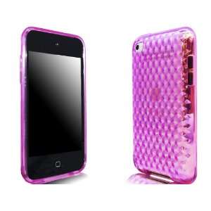  iPod Touch 4 Neon Lilac Silicone Case Hex Air  Players 