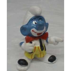  Vintage Pvc Figure  Smurfs Smurf Clown Toys & Games