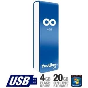 Yuuwaa Go 4gb Flash Thumb Drive USB 2.0 + 20GB Online  