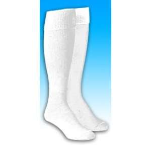  Adult White Stopper Soccer Socks