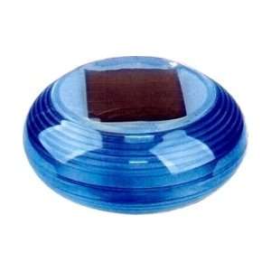  Blue Plastic Floating Disc Pond Solar Light Patio, Lawn & Garden