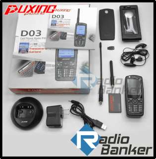 PUXING PX D03 Cell Phone Radio UHF+VHF +  Player  