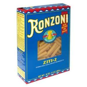 Ronzoni Ziti Pasta 16 oz (Pack of 15)  Grocery & Gourmet 