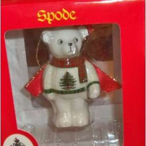  Spode Porcelain Teddy Bear Christmas Ornament  nib 
