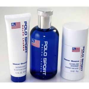  POLO SPORT Cologne. 3 PC. GIFT SET ( EAU DE TOILETTE SPRAY 