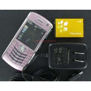  Refurbished Pink Sprint RIM BlackBerry Pearl 8130 Smart Phone 