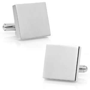  Stainless Steel Square Infinity Cufflinks Jewelry