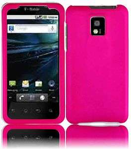 Hot Pink Hard Cover Case For T Mobile LG G2X Straighttalk LG Optimus 