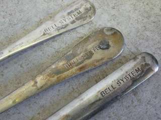 Old Bell System Telephone Ad Victor Silverware Place Setting Spoon 