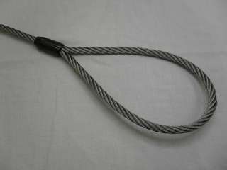 10)   1/2 x 6 Wire Rope Sling, Galv, RRL, IWRC, IPS  