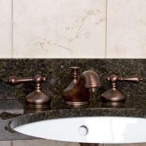  Teapot Widespread Lavatory Faucet with Metal Lever Handles 