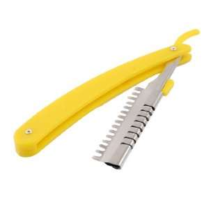  Rosallini Yellow Handle Hair Hairstyle Comb Razor Trimmer 