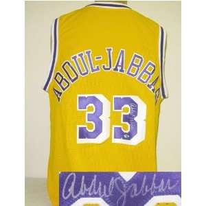   Abdul and Kareem Abdul Jabbar Autographed Jersey