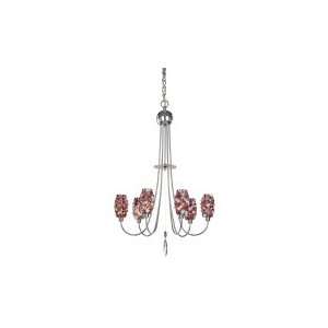   Single Tier Chandelier with Waterlily Strass crystal