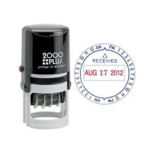  COSCO 2000 Plus Self Inking Date and Time Stamp   Black 
