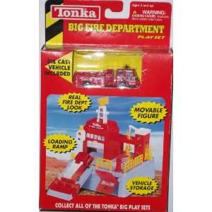  Tonka Big Fire Department Play Set Toys & Games