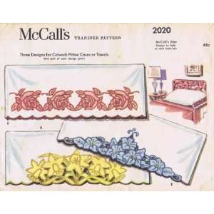   Transfer Pattern Cutwork Pillow Cases Towels Arts, Crafts & Sewing