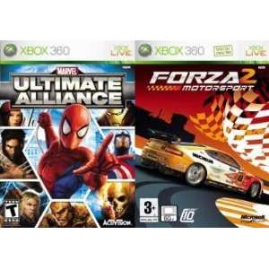  New Activision Marvel Ultimate Alliance & Forza 2 Xbox 360 