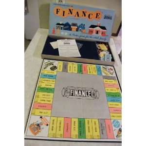   Vintage 1962 Finance Board Game (EXCELLENT CONDITION) Toys & Games