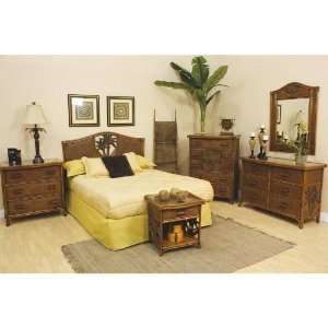  Hospitality Rattan 4 PC SET 401 B K ATQ Cancun Palm 4 