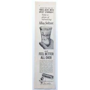  1960 Alka Seltzer Speedy Print Ad (2211)