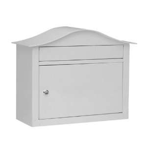  Lunada Locking Wall Mount Mailbox Pearl Grey