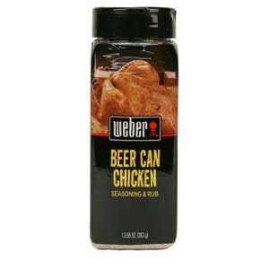WEBER BEER CAN CHICKEN RUB (13.5 OZ Grocery & Gourmet Food