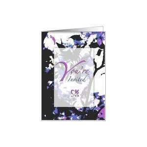  Youre Invited   Wedding Ceremony Only   Shades of Purple 